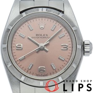 Rolex Oyster Perpetual Ladies Watch 76030(K) Stainless Steel, Pink, Polished, 2001 Model, Excellent Condition [Pre-owned]
