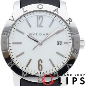 Bvlgari Bvlgari Bvlgari Watch 41mm Bvlgari 41mm BB41S/BB41WSSD Stainless Steel/Leather Men's Watch White Polished Excellent Condition [Used]