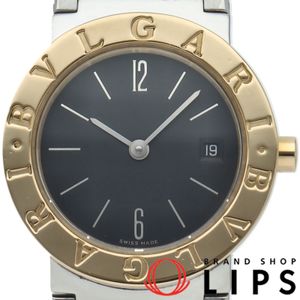 Bvlgari Bvlgari Bvlgari Watch 26mm Bvlgari BB26SG/BB26SGD Warranty Card 1 Link K18YG/SS Ladies Watch Black Polished Excellent Condition [Used]