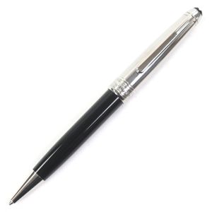 양품▼ MONTBLANC 몽블랑 마이스터스튁 솔리테일 164 두에 스테인리스 스틸 클래식 트위스트식 화이트 스타 볼펜 실버 블랙 독일제 남성 필기 확인 완료