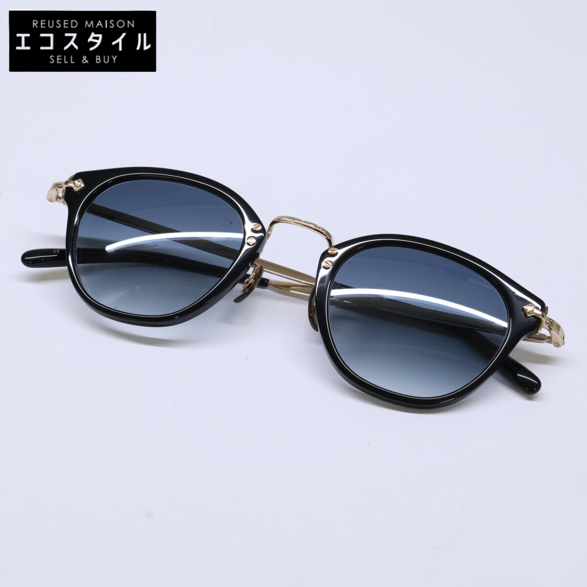 Oliver Peoples [成色極佳] 507C BK/G 組合波士頓式玻璃杯，尺寸 45□24-142 [二手]