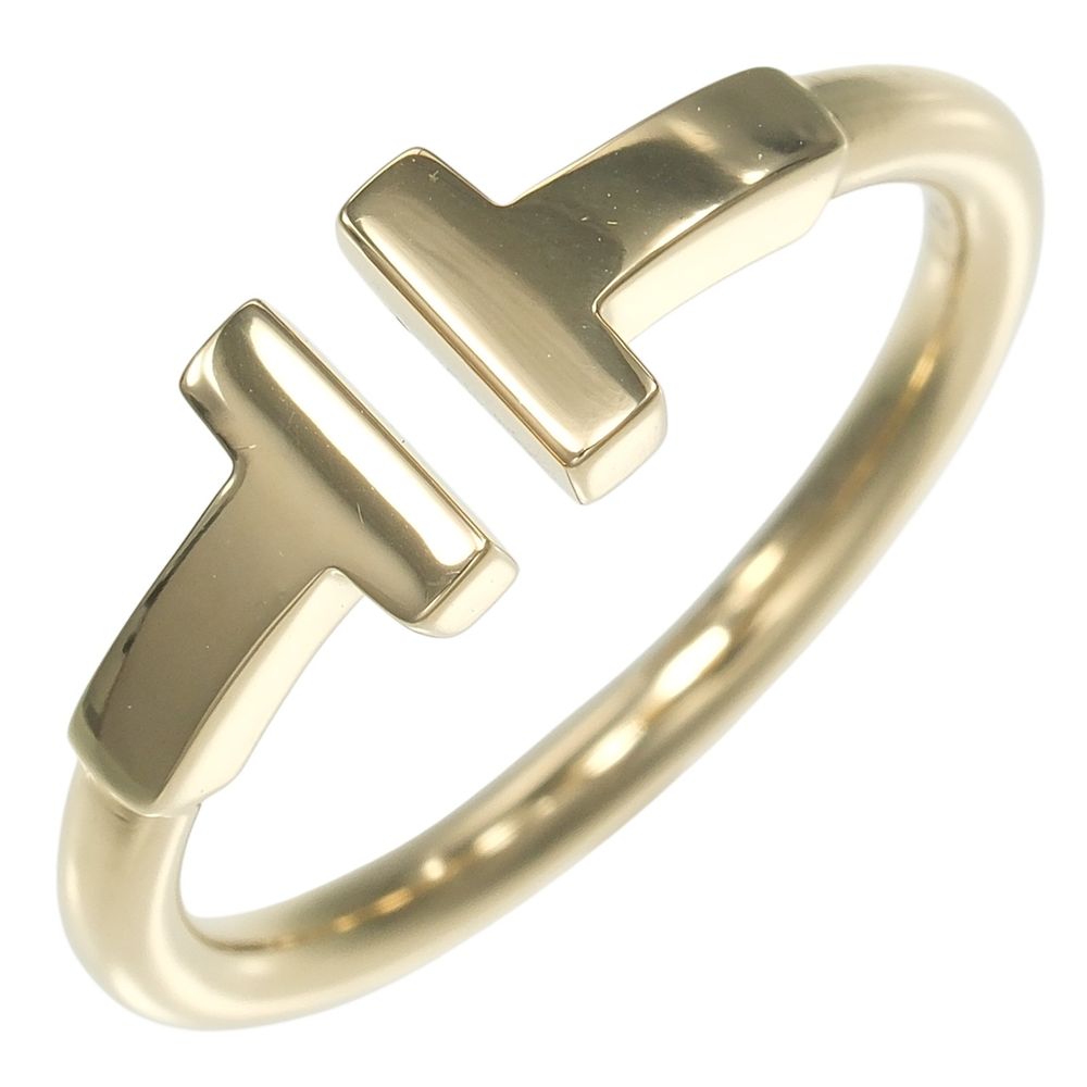 ティファニー TIFFANY&Co. Tワイヤー 8号 リング・指輪 K18イエロー 