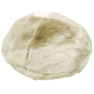 INFIELDER DESIGN x BEAMS BOY (INFIELDER DESIGN x BEAMS BOY BOY) Special Edition, Made in Japan, Fur Beret, 57.5cm, Beige. [Used]