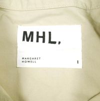 MHL. エムエイチエル マーガレットハウエル 25SS COTTON CORD SHIRTING 