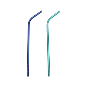 스노우 피크 티타늄 빨대 2 개 세트 블루 & 그린 FES-222-1 snow peak