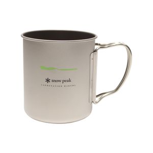 스노우 피크 티타늄 싱글 머그잔 450 하쿠바 랜드 스테이션 하쿠바 MG-143-1-HB snow peak