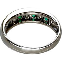 15号 エメラルド 0.37ct ダイヤモンド 0.60ct リング・指輪 Pt900 