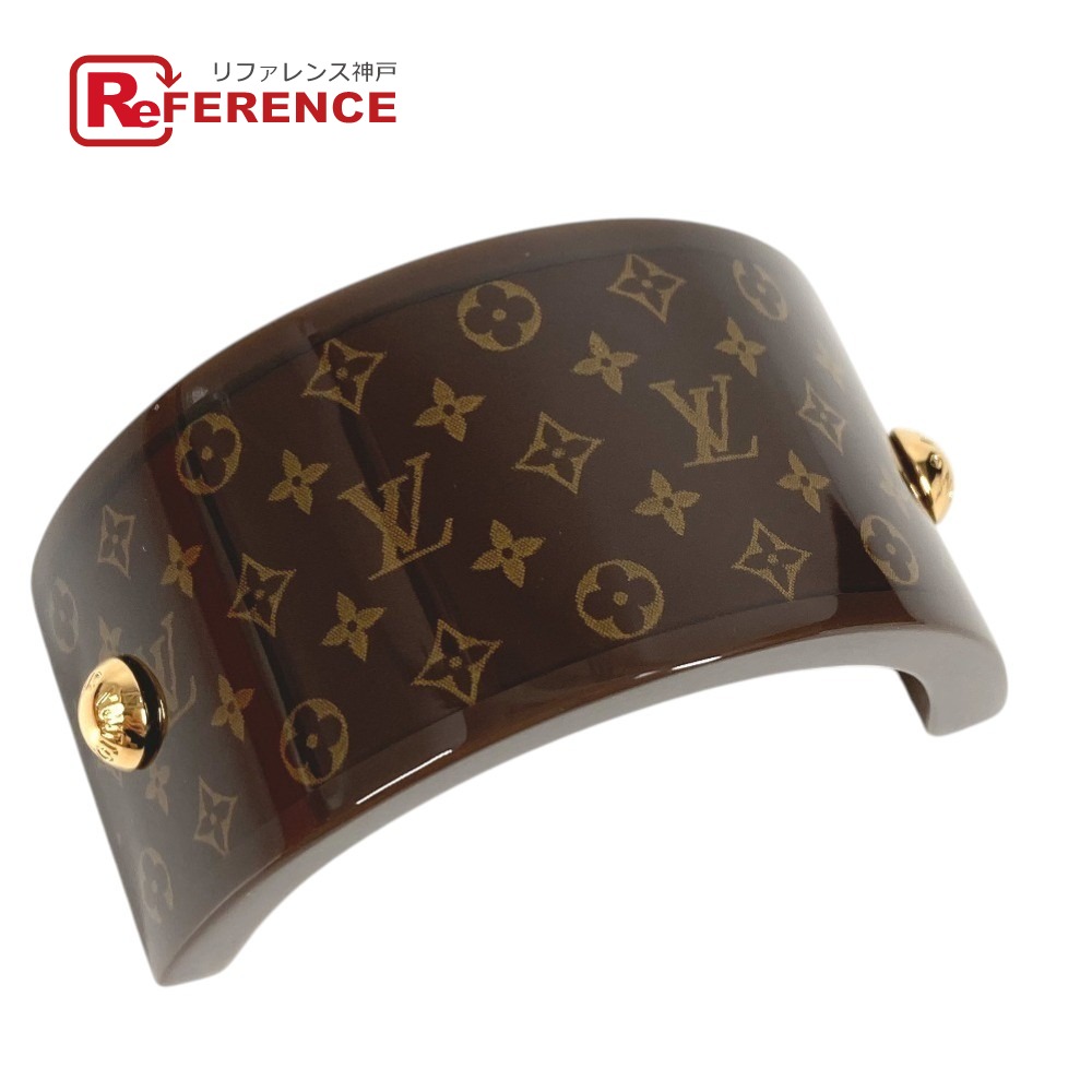 LOUIS VUITTON OB4265 モノグラム ヘアカフ・MNG レジン ポニー