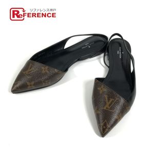LOUIS VUITTON Monogram Logo Ballet Flats Pumps