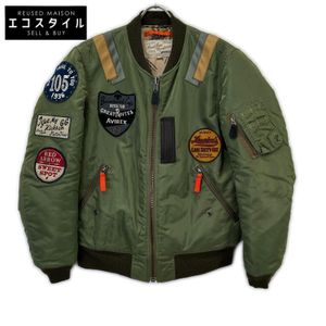 Avirex 6122043 MA-1 WAPPEN MODIFIED Blouson, Size M [Used]