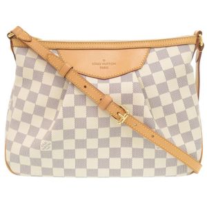 Louis Vuitton Siracusa PM Damier Azur N41113 Shoulder Bag LV 1196 [Used] LOUIS VUITTON