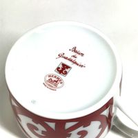 HERMES 가달키비르 식기 컵 & 접시 2 손님 페어 티 컵