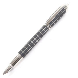 극미품 □ MONTBLANC 몽블랑 스타워커 펜촉 14K M 니브 메탈 러버 윈도우 펜 만년필 블랙 실버 케이스 첨부 독일제 맨즈