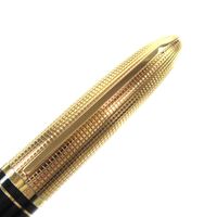 全新 ▼LOUIS VUITTONN76602 Dock Lacquer Twist 原子筆，黑色和金色，法國製造，男士，書寫功能已確認。