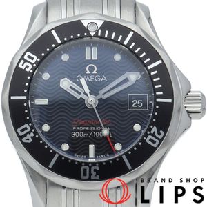 Omega Seamaster 300M Quartz 28mm 212.30.28.61.01.001 Stainless Steel Women's Watch, Black, Polished, Excellent Condition [Pre-owned]
