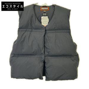 Marmot TOMQJL45BB BEAMS collaboration black magnetic down vest, size L [Used]