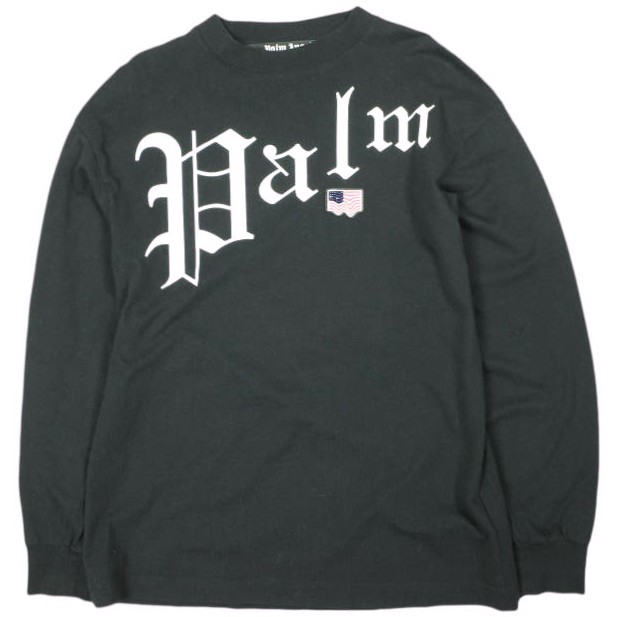 Palm Angels パームエンジェルス ポルトガル製 NEW GOTHIC L/S TEE