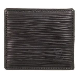 Louis Vuitton Portemonnaie Boite Epi M63692 Black Coin Case Wallet Black LV 1048 [Used] LOUIS VUITTON Men's