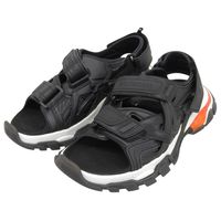Balenciaga Belt Cross Track Sandals Shoes Black 9 Balenciaga - Track Neoprene and Rubber Sandals - Black  main image 4