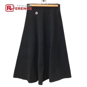MONCLER logo patch GONNA TRICOT KNITWEAR SKIRT long skirt