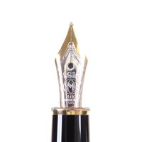 品相極佳 ▼MONTBLANCMeisterstück 經典款 14K 金尖 白星鋼筆 黑金 德國製造 男士
