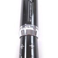 品相極佳 □OMEGA超霸系列登月40週年紀念款帶帽原子筆 文具 黑色銀色 男士筆 書寫流暢