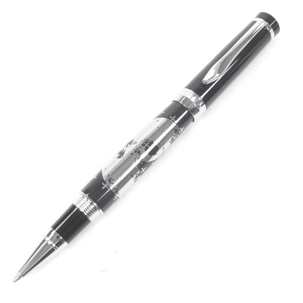 品相極佳 □OMEGA超霸系列登月40週年紀念款帶帽原子筆 文具 黑色銀色 男士筆 書寫流暢