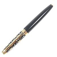 全新 ▼ 卡朗達什 5092-038 ZIVAGO 日瓦戈醫生鋼筆，18K 金筆尖（M），限量版 1958 支（0077/1958），中國漆面，黑金配色，帶原裝盒及筆套，瑞士製造，男士款