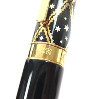 全新 ▼ 卡朗達什 5092-038 ZIVAGO 日瓦戈醫生鋼筆，18K 金筆尖（M），限量版 1958 支（0077/1958），中國漆面，黑金配色，帶原裝盒及筆套，瑞士製造，男士款