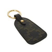 Pre-owned CELINE Triomphe keyring, current model, Macadam design, Arc ...