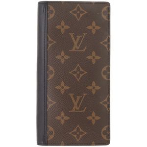 Excellent condition Louis Vuitton Portefeuille Brazza Monogram Macassar M69410 long wallet LV 1280 [Used] LOUIS VUITTON