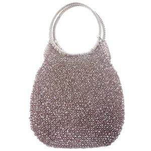 Excellent condition Anteprima wire bag, round vertical, silver handbag 0019 [Used] ANTEPRIMA