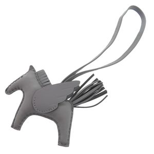 Like New Hermes Rodeo Pegasus PM Agneau Milo Gris Pantin K Stamp (2025) Bag Charm 0873 [Pre-owned] HERMES