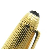 成色極佳 △MONTBLANCMeisterstück Le Grand AG925 Solitaire 金色筆蓋原子筆，德國製造，重 57.0 克，男士，書寫流暢，強烈推薦 ◎