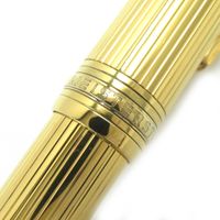 成色極佳 △MONTBLANCMeisterstück Le Grand AG925 Solitaire 金色筆蓋原子筆，德國製造，重 57.0 克，男士，書寫流暢，強烈推薦 ◎
