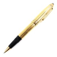 成色極佳 △MONTBLANCMeisterstück Le Grand AG925 Solitaire 金色筆蓋原子筆，德國製造，重 57.0 克，男士，書寫流暢，強烈推薦 ◎