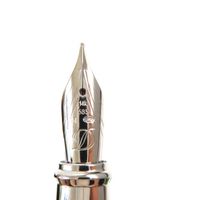 全新未使用商品 ▼ 都邦西部狂野系列 14K 金 M 尖鋼筆 198/1500 黑色 含銀色筆盒 法國製造 男士