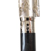 全新未使用商品 ▼ 都邦西部狂野系列 14K 金 M 尖鋼筆 198/1500 黑色 含銀色筆盒 法國製造 男士