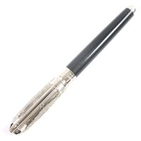 全新未使用商品 ▼ 都邦西部狂野系列 14K 金 M 尖鋼筆 198/1500 黑色 含銀色筆盒 法國製造 男士