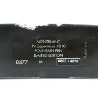 品相極佳 △MONTBLANCPatron 系列 2003 年尼古拉斯·哥白尼限量版鋼筆，18K AG925 M 尖，803/4810 PIX，黑/銀色，帶筆盒，德國製造，重量 60.1 克，男士款