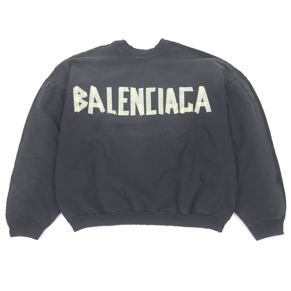 Unused item □ BALENCIAGA 24SS 791614 DOUBLE FRONT CREW Tape