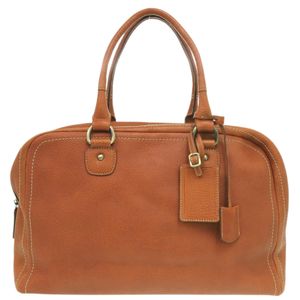 Tsuchiya Kaban Tone Oil Nume Antique Boston Leather Braun Boston Bag 1312 [Used] Tsuchiya Kaban