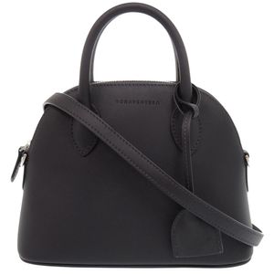 Like New Bonaventura 2-way Emma Bag 22 BBGT1-BK Calf Leather Black Handbag 1964 [Used] BONAVENTURA