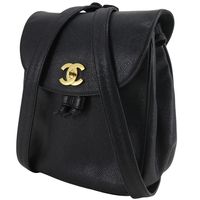 CHANEL COCO Mark Backpack Daypack ChainBackpack black leather Women CHANEL Matelasse Backpack Daypack A10177 ChainBackpack COCO  main image 4
