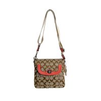 Coach F51108 经典款斜挎包COACHブラウンx 粉色[二手] | 日本二手精品 
