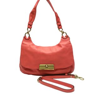 Coach 16931 Leather Hippie 2-Way Shoulder Bag Christine Shoulder Bag
COACH Pink [Used]