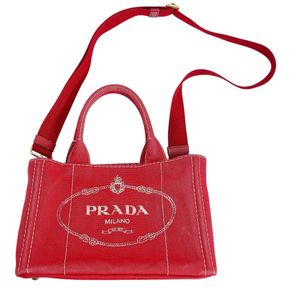 Prada BN2439 Mini 2-way Canapa Tote Bag
PRADA RED[Used]