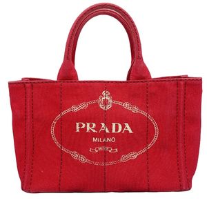 Prada Canvas Tote Bag Canapa Tote Bag
PRADA RED[Used]