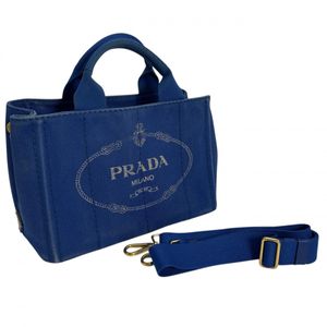 Prada B2439G Mini Tote Shoulder Bag Canapa Tote Bag

PRADA Blue [Pre-owned]