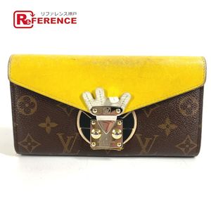 LOUIS VUITTON Monogram Tribal Mask Portefeuille Sarah Long Wallet